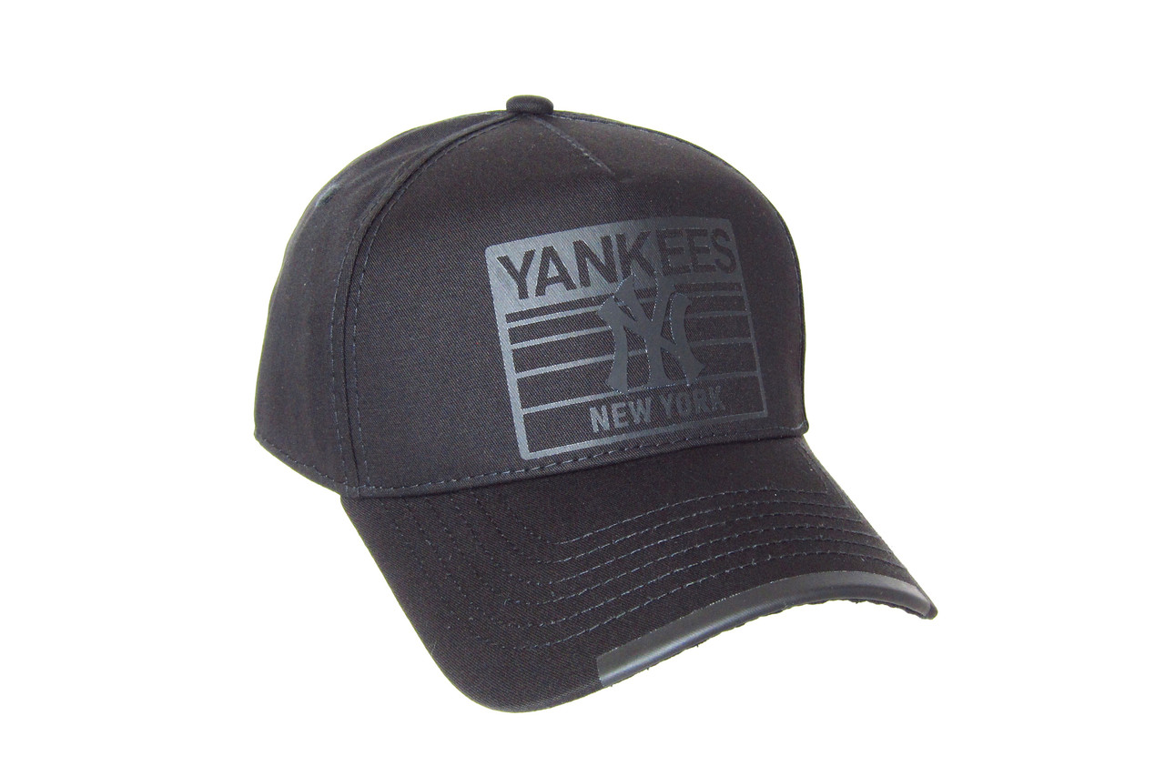 Кепка бейсболка літня котонова чорна NY-НЬЮ ЙОРК 71032, фото 1