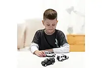 Автомодель - MITSUBISHI PAJERO 4WD Turbo (сріблястий) 250282, фото 5