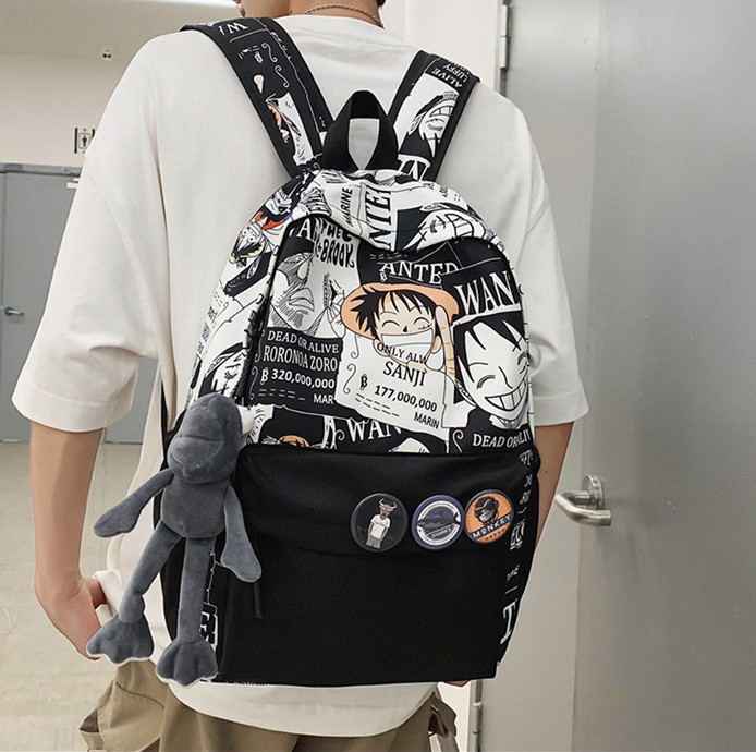 Шкільний рюкзак АНІМЕ для хлопчика або дівчинки 5-11 клас Стильний нейлоновий портфель в школу для дітей та підлітків, фото 1