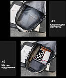 Шкільний рюкзак АНІМЕ для хлопчика або дівчинки 5-11 клас Стильний нейлоновий портфель в школу для дітей та підлітків, фото 4