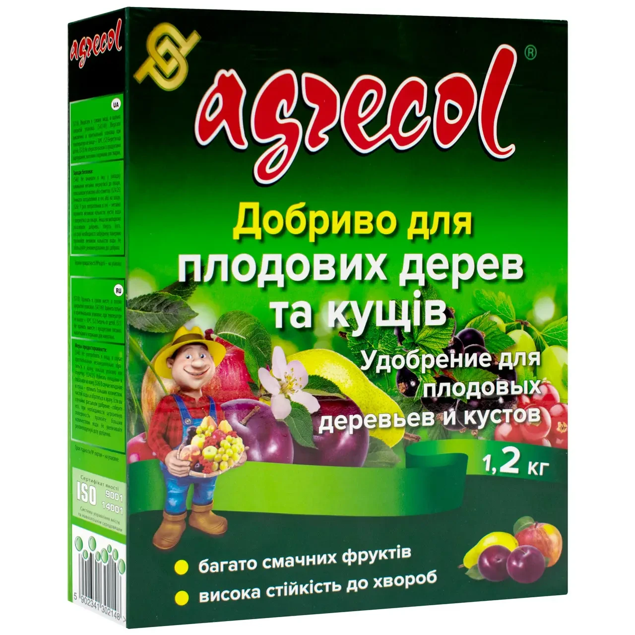 Добрива 1,2 кг для плодових дерев та кущів Agrecol