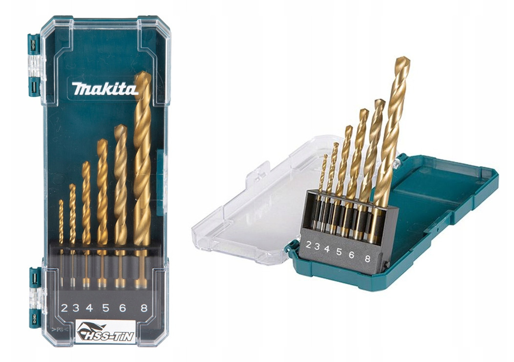 Свердла по металу Makita D72833 2-8мм 6шт