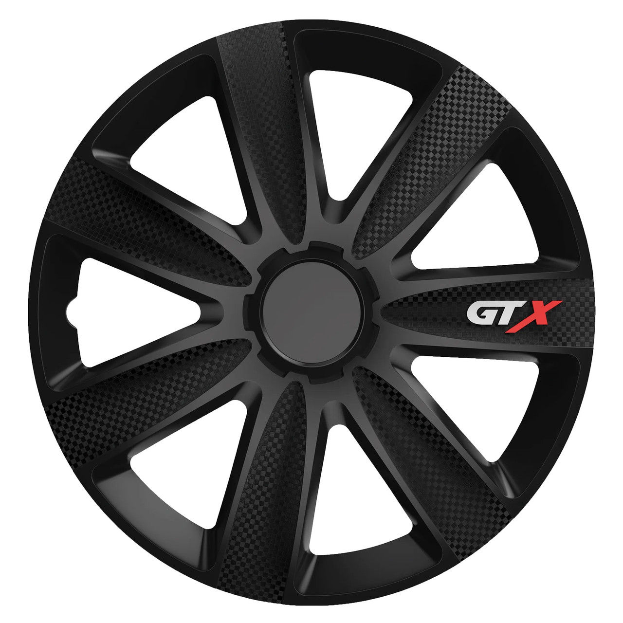 Ковпаки  на колеса R16 Versaco GTX Carbon Black чорного кольору