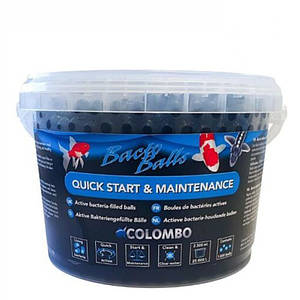 Гелевые кульки с активными бактериями Colombo Bacto Balls Quick start & Maintenan 2,5 л на 25 000 л, для ставка, озера, водойми