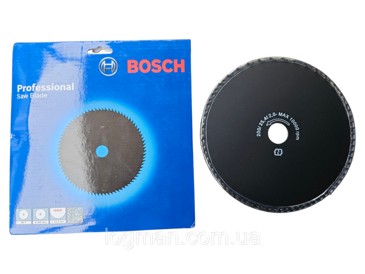 Ніж 80т Bosch для мотокоси/ бензокоси/ кущоріза на жорсткі бур'яни, дерева, кукурудзу, зарослі (Франція)