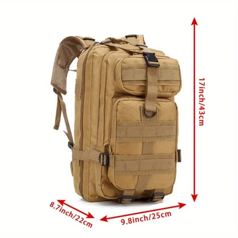 Водозахищений рюкзак 30л тактичного стилю — компактний, міцний, практичний, фото 1