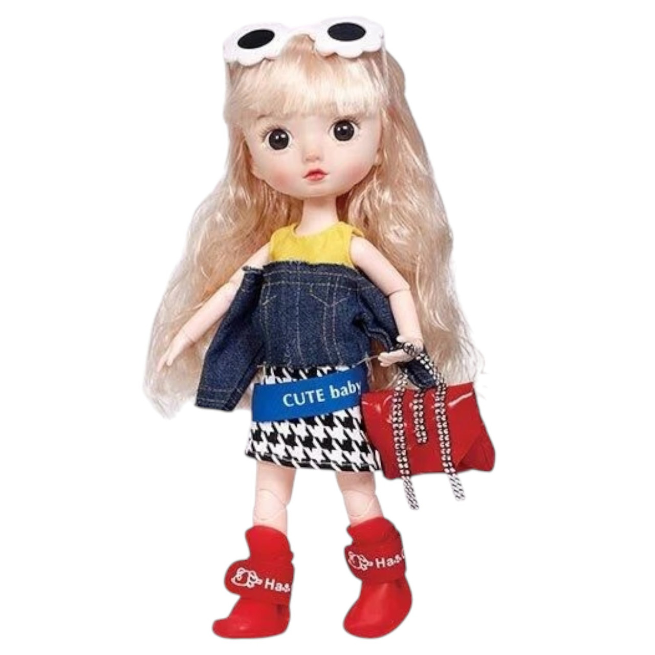 Лялька Camilla (висота 30 см, стильний одяг, рухомі руки, знімне взуття, аксесуари) A 923 F, фото 1