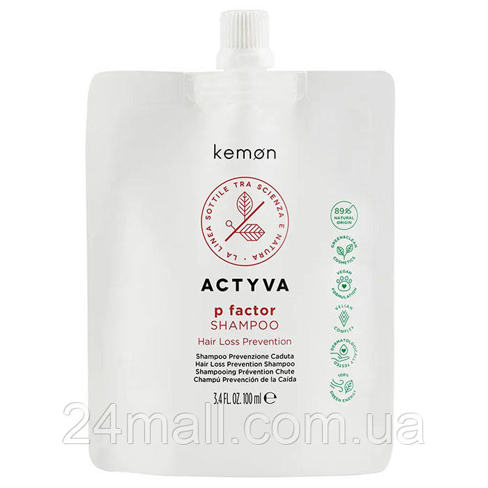 Шампунь проти випадіння волосся Kemon P Factor Shampoo Refill 100 мл