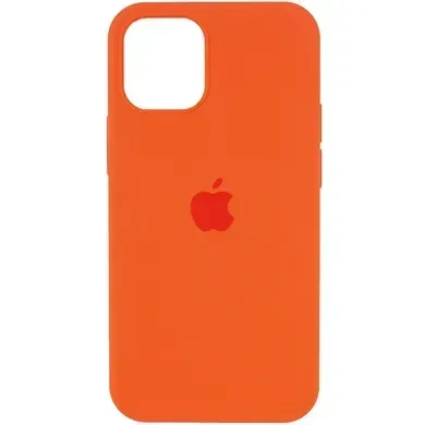 Чохол-накладка Silicone Case Original Full Cover для iPhone 12/12 Pro 6.1"- №48 помаранчевий, фото 1