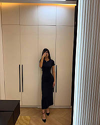 Жіноча сукня; Колір чорний, шоколад, графіт; Розмір: 42-44,44-46;