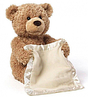 Дитяча іграшка інтерактивна Ведмедик Пікабу Peekaboo Brown Bear 30см англійською мовою, фото 3