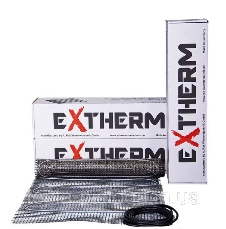 6.0 М² 1080 Вт Нагрівальний мат двожильний EXTHERM ET ECO 180 Вт/м²