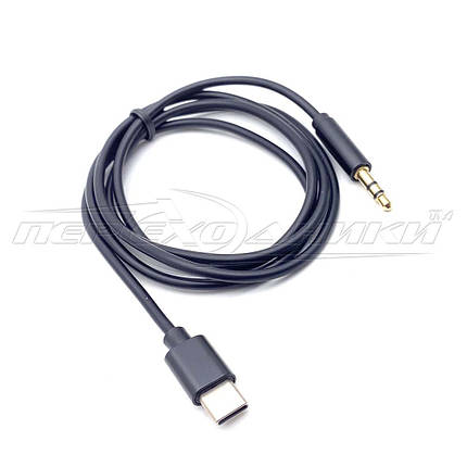 Кабель - перехідник TYPE-C to mini Jack 3.5 mm, 3 pin, 1 м, фото 2