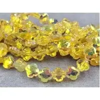 Кришталь Конюшина 8мм жовтий АВ (5шт)