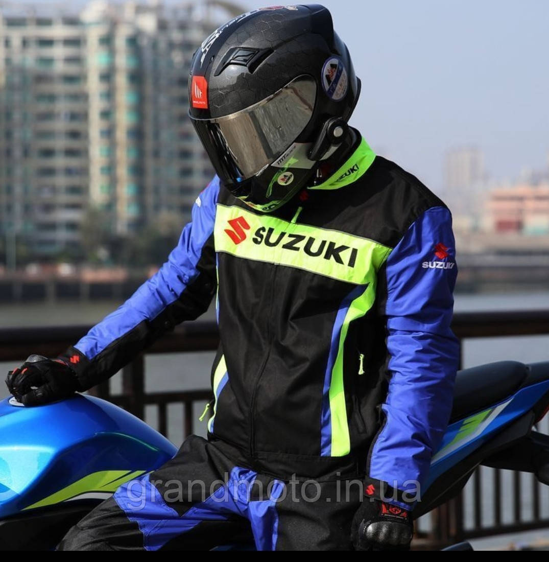 Мотокуртка Текстильна з підкладкою та захистом 5в 1 Suzuki XL
