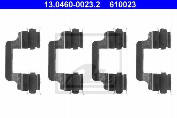 К/т монтажний колодок ATE 13046000232 Volkswagen Multivan, Transporter, Phaeton; Audi A6, Allroad, A5, A4, A8