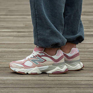 New Balance 9060 White Grey Pink 37