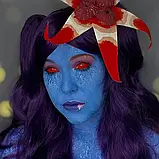 Склеральні червоні лінзи Ред XL | Червоні лінзи на все око Склери 22 мм | Лінзи Червоні, фото 3