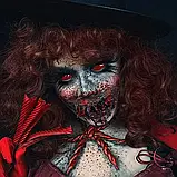 Склеральні червоні лінзи Ред XL | Червоні лінзи на все око Склери 22 мм | Лінзи Червоні, фото 8