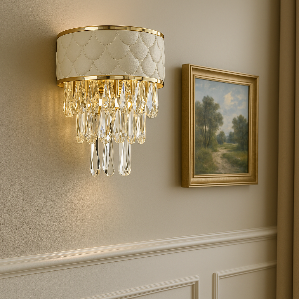 Світильник на стіну Artlight цоколь E14 колір Золото + Білий 88205/2WH, фото 1