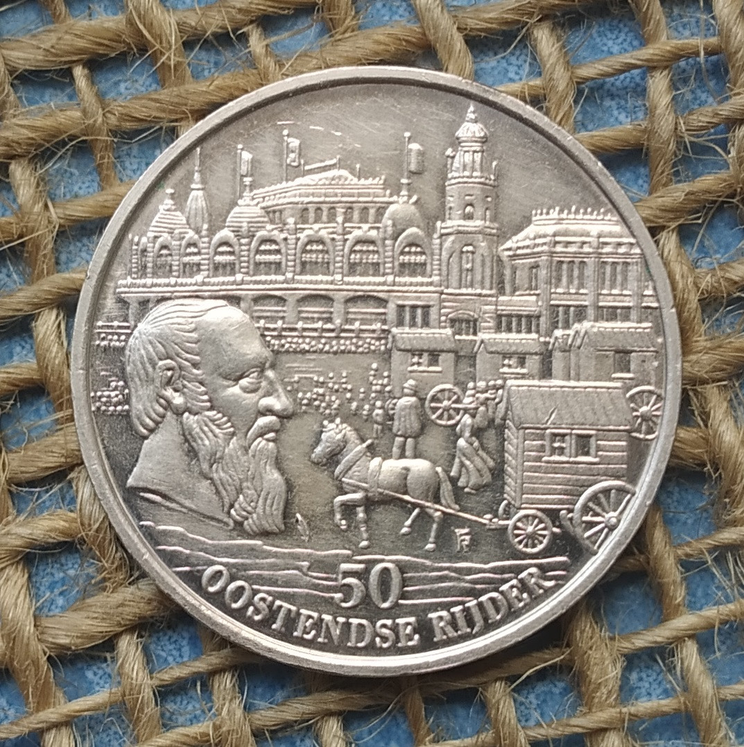 Муніципальний жетон "Iподром Остенде Велiнгтон" 1983 року. Бельгія