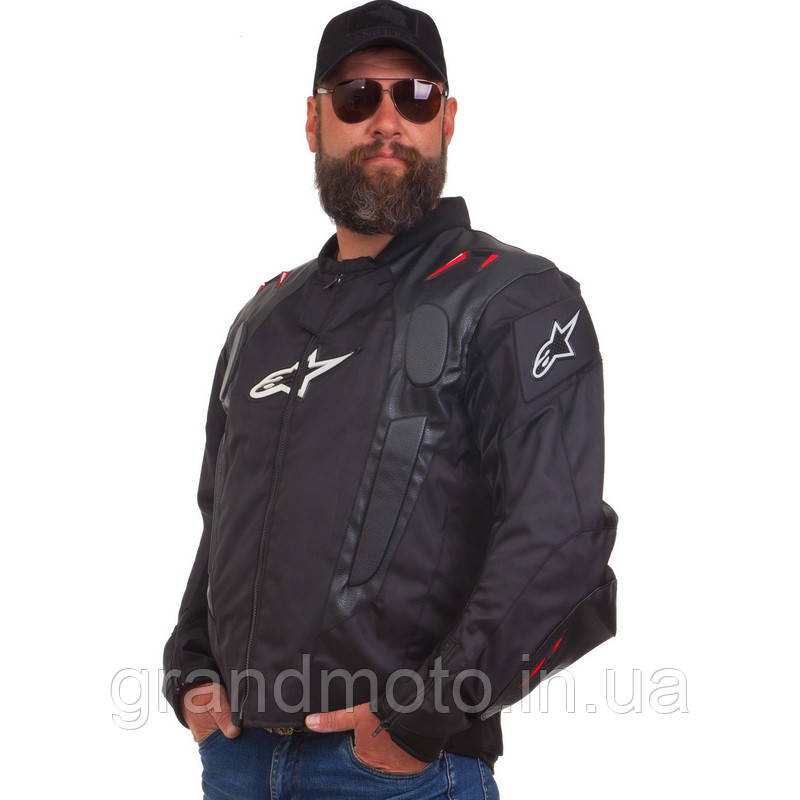 Мотокуртка текстильна Alpinestars із захистом і теплою підкладкою