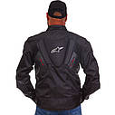 Мотокуртка текстильна Alpinestars із захистом і теплою підкладкою, фото 3