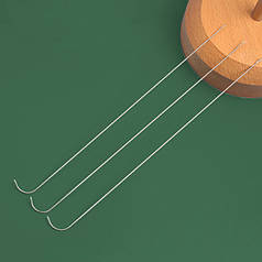 Бісерні голки для спіннера, 19*1.7 см (упак. 3 шт)