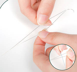 Бісерні голки для спіннера, 19*1.7 см (упак. 3 шт), фото 2