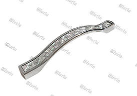 Ручка ODESSA хром/голограма 128 мм