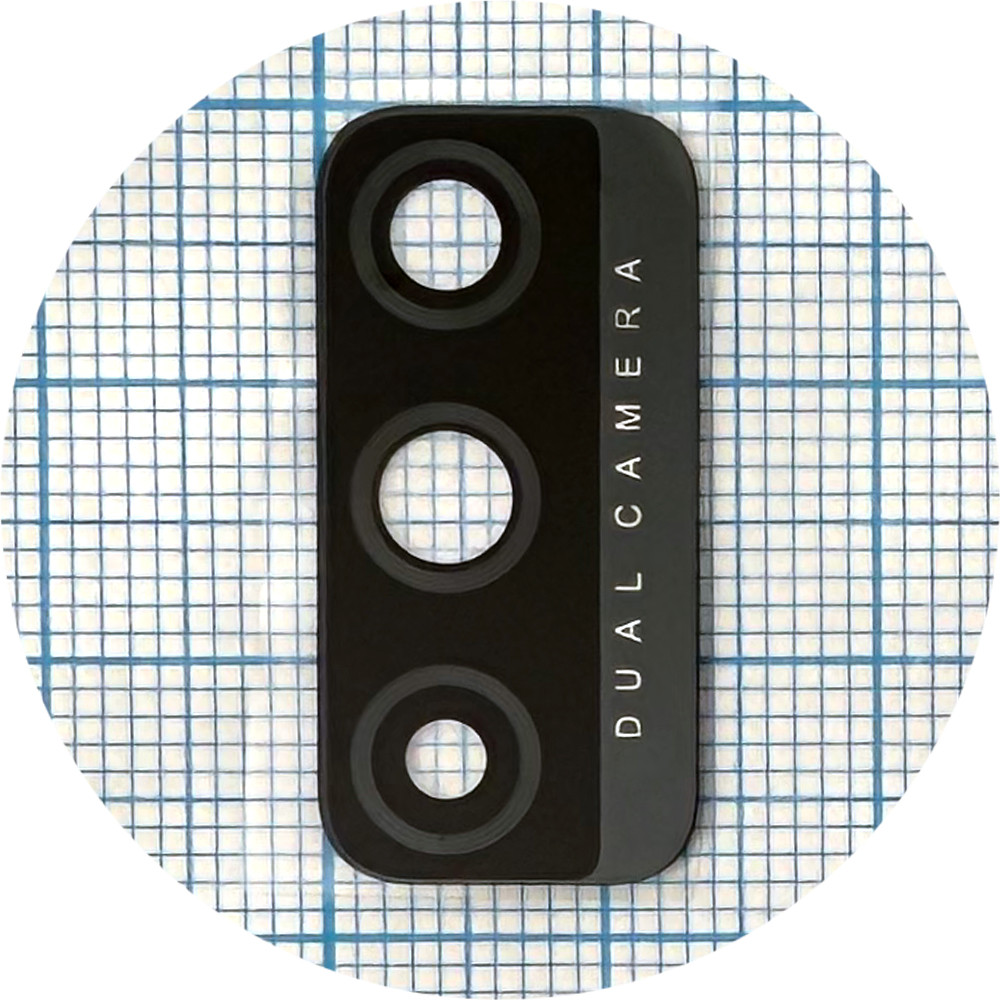 Скло камери Tecno Spark 6 Go KE5J, Spark Go 2020 KE5S (чорне), фото 1