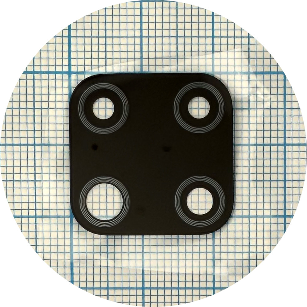 Скло камери Realme C25, C25s, 7i Global (чорне), фото 1