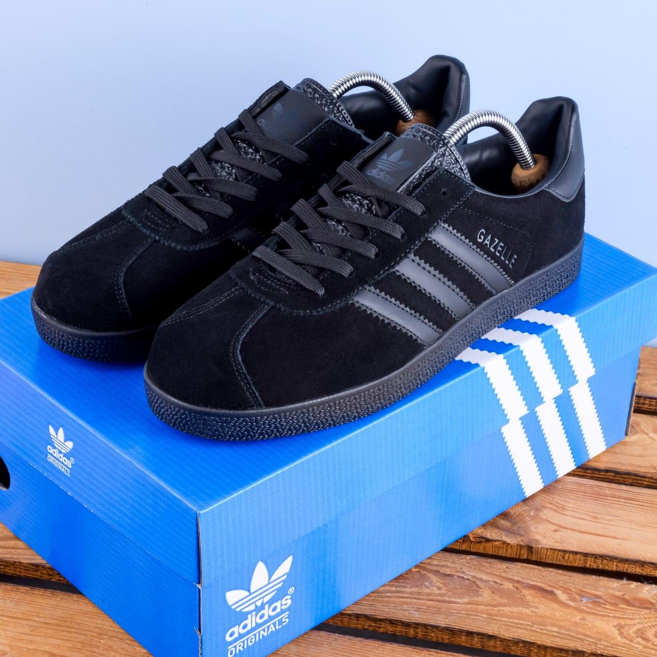 Кросівки кеди Adidas Gazelle чорні