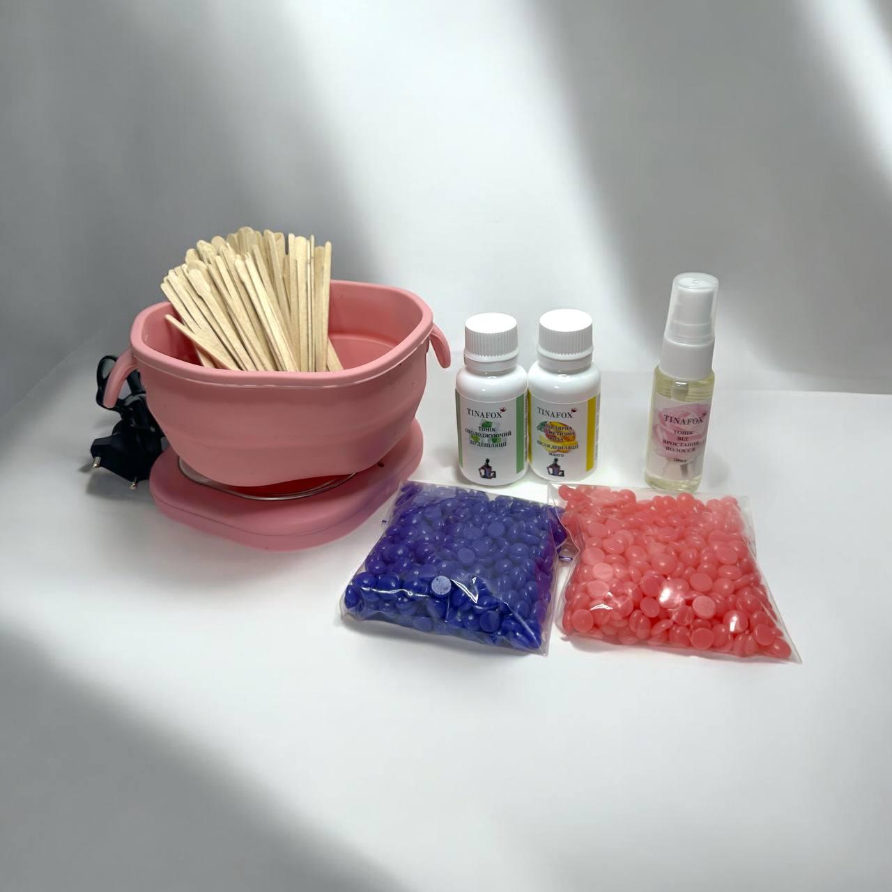 Стартовий набір для воскової депіляції TINAFOX