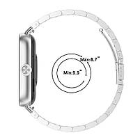Ремінець для фітнес-браслету Xiaomi Smart Band 9Pro / 8Pro Bead design Silver, фото 9