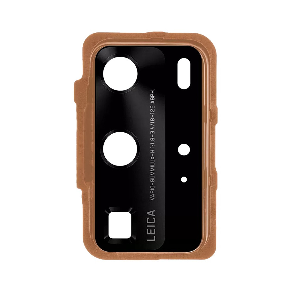 Скло камери Huawei P40 Pro ELS-NX9 (у золотистій рамці), фото 1