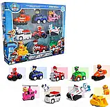 Набір героїв Щенячий патруль 9 собачок 8 см інерційні собачки з ніжками знімаються з машинок, фото 2