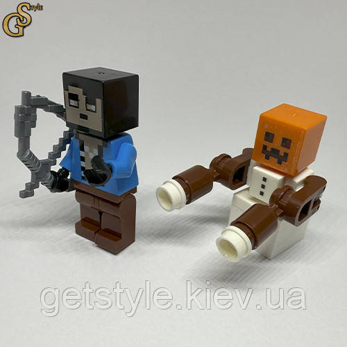 Фігурка Майнкрафт і Сніговий голем Minecraft Snow Golem