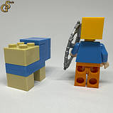 Фігурка Майнкрафт та Овечка Minecraft Sheep, фото 2