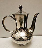 Антикварний чайник порцеляновий зі срібним покриттям