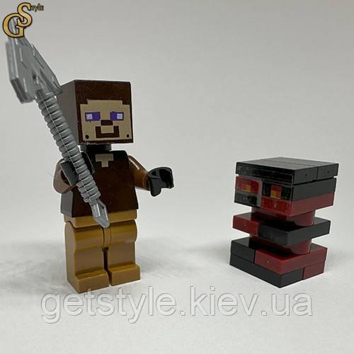 Фігурка Майнкрафт і Магмовий куб Minecraft Magma Cube