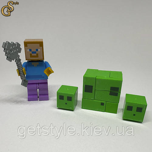 Фігурка Майнкрафт і Слизень Minecraft Slime