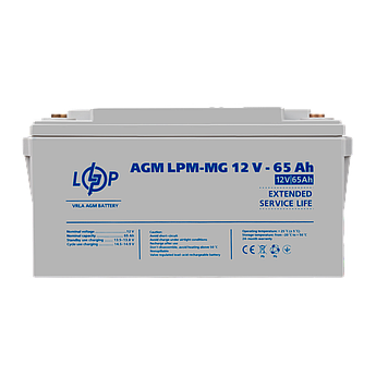 Акумулятор мультигелевий LPM-MG 12V - 65 Ah