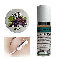 Засіб для зняття нарощених вій Global Fashion 10 мл, виноград