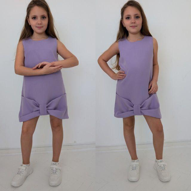 Сукня для дівчинки літня бант Мішель, розміри 110-164