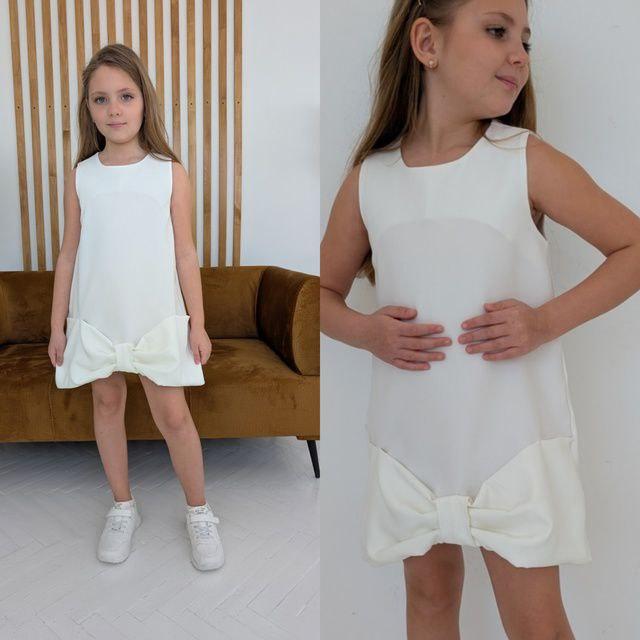 Сукня для дівчинки літня бант Мішель, розміри 110-164