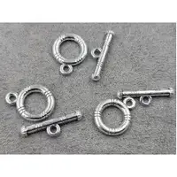 Замок тогл 12 мм к.срібло (1шт)