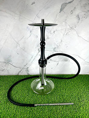 Кальян із нержавіючої сталі з дерев'яною накладкою Aroma Hookah Wood - Golf, Black, фото 1