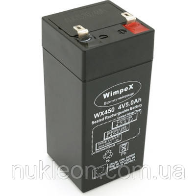 Популярний! Батарея до ДБЖ Wimpex 4V-5Ah (WX450) - Краща якість тільки на Nukleon.com.ua