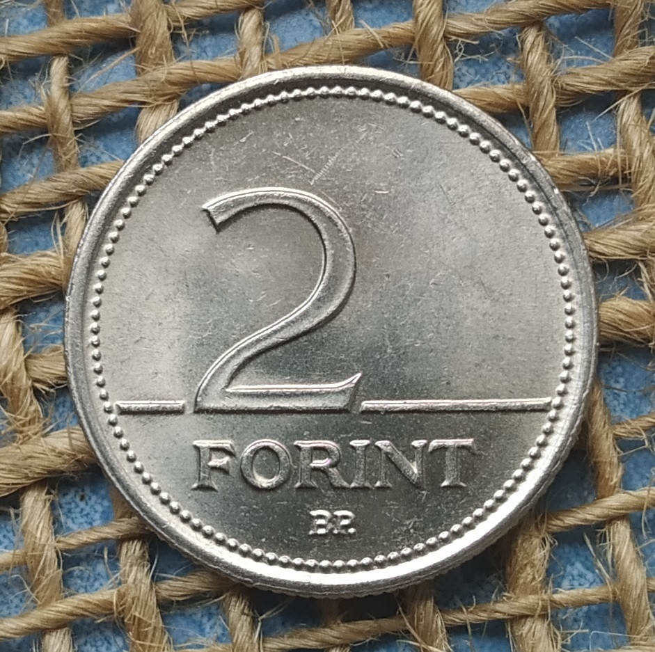 2 форинта 1992 року. Угорщина
